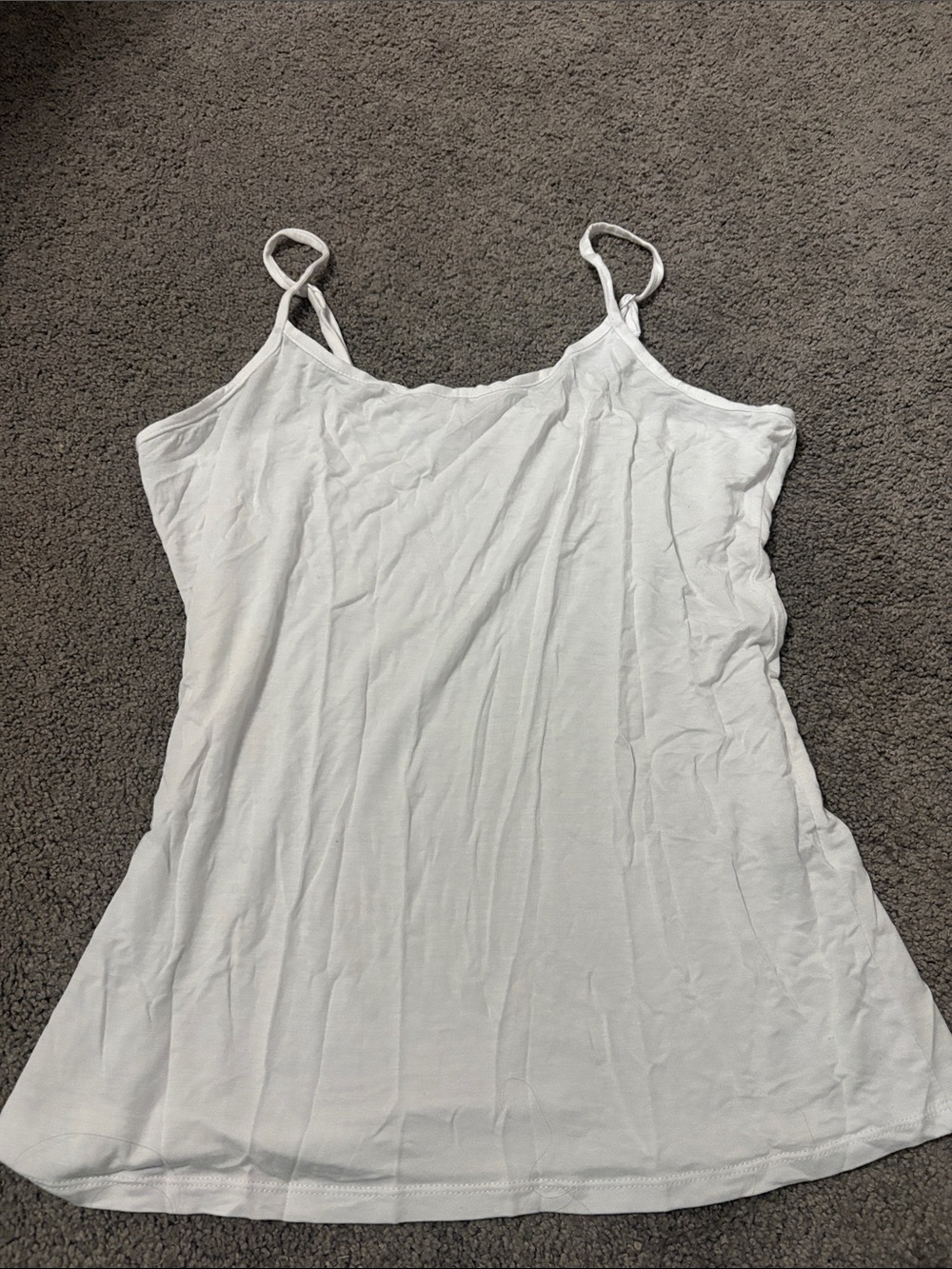 White Spaghetti Strap Top